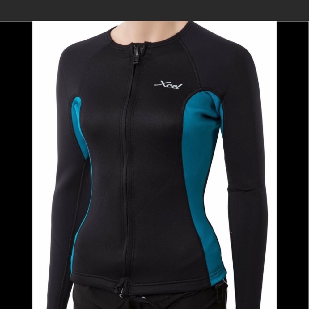 XCel LONG SLEEVE AQUA FITNESS WETSUIT JACKET SZ 16